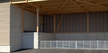 Neubau der Holzschnitzelheizung beim Werkhof Neumatt in Spreitenbach